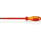 Knipex VDE VDE Platte schroevendraaier Kopbreedte: 10 mm Koplengte: 200 mm DIN EN 60900