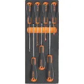 Beta M214 Zachte foam inlegbak met Easy schroevendraaiers met sleuf profiel - 024500214 024500214