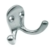 S&B Handdoekhaak dubbel - Chroom - H-7563.3
