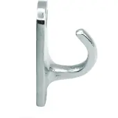 S&B Handdoekhaak Enkel rechthoekig - Chroom - 594000.6