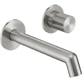 Ben Engraved Line afdekset voor inbouw wastafelkraan RVS-look