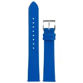 Junghans Max Bill ladies lederen horlogeband blauw - horlogebandjes dames - 17 mm
