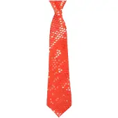 Boland Stropdas rood spangles easy (rood)