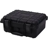 vidaXL Beschermende materiaalkoffer 35x29,5x15 cm zwart
