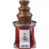GADGY - Chocolade fontein - Chocolade fondue - Gemakkelijk schoon te maken - 90 Watt - Rood