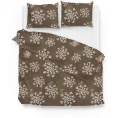 Zohome Zo Home Dekbedovertrek Katoen Bassett - taupe 240x200/220cm