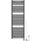 Guido Gusto Elektrische designradiator Sofia 180x60cm mat zwart 900W