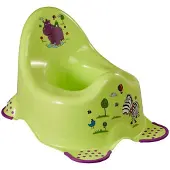 Keeeper kinderpotje "adam hippo", groen met print