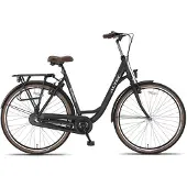 Altec Marquant 28 inch 56 cm dames 3v v-brakes matzwart