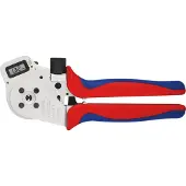 Knipex 97 52 65 DG Perstang Gedraaide contacten 0.14 tot 6 mm² Incl. kunststof koffer, Incl. positioneerhulp