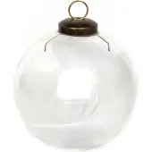 Leeff - Kerstbal met veertje 'Cis'