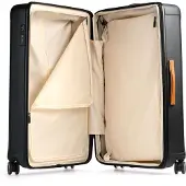 Bric's Capri 4 wielen Trolley 84 cm met uitbreidingsplooi zwart