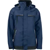 Projob 4441 Gevoerde Regenjas Heren Marine maat 3XL heren