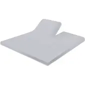 Linnick Splittopper Hoeslaken Badstof Velours - light grey 160x200cm