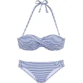 s.Oliver Bikini kobaltblauw / wit