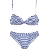 s.Oliver Bikini blauw / wit