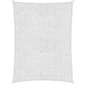 Brandplaza Schaduwdoek Sunfighters rechthoek | Brandplaza kunststof wit 300x400 cm zonneschermen | NADUVI