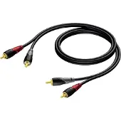 Procab CLA800 2x RCA Male - 2x RCA Male 15 Meter
