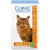 Clinic Veterinary Diet cat renal plus salmon 6kg