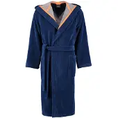 Cawö Badjas 831 Capuchon Men Blauw-46 / 48