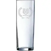 Arcoroc Gegraveerde Longdrinkglas 31cl Opa + Oma 50 jaar getrouwd