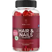 VitaYummy Hair & Nails Vitamins Raspberry (U) 60 stk.