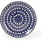 Bunzlau Castle Dinerbord Blue Valentine (25.5 cm)