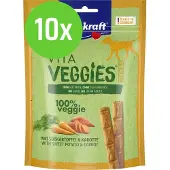 Vitakraft Vita Veggies Sticks Zoete Aardappel - hondensnack - 80 gram - 10 verpakkingen