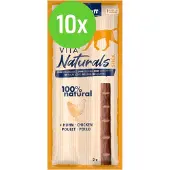 Vitakraft Vita Naturals Dog Stick Kip - hondensnack - 2 stuks - 10 verpakkingen