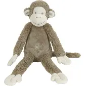 Happy horse - Knuffel Monkey Mickey - 43 cm Bruin