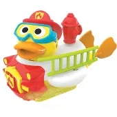 Yookidoo Badespielzeug - Jet Duck - Erstellen Sie einen Feuerweh - - One Size - Badespielzeug