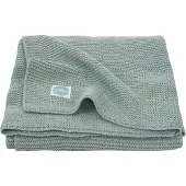 Jollein Baby Deken Ledikant 100x150cm - Basic Knit - Forest Green
