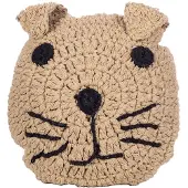 KidsDepot Sierkussen Animal Poes (38 x 38 cm)