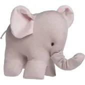 Babys Only Knuffelolifant Sparkle zilver-roze mêlee