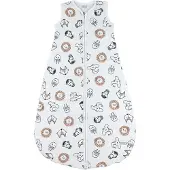 Meyco Baby Animal baby slaapzak rond gevoerd - multicolour - 98cm - 2.5 TOG