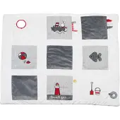 Nijntje Tiamo Fun At Sea Boxkleed Blauw blauw Textiel Speelkleed