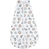 Meyco Baby Animal baby zomerslaapzak rond - multicolour - 62cm - 0.5 TOG