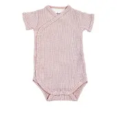 Lodger Ciumbelle wikkelbody met korte mouwen, Beige, (62)