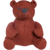 Babys Only Knuffelbeer Cable brique - 35 cm