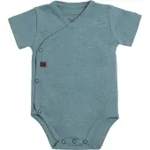 Babys Only Rompertje Melange stonegreen - 50