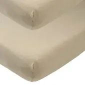 Meyco Hoeslaken Co-sleeper Jersey Taupe 2-pack 50x90