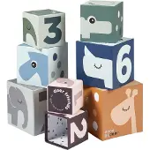 Done by Deer - Stacking cubes Deer friends Colour mix (4805176)