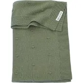 Meyco Deken Wieg Mini Knots Forest Green