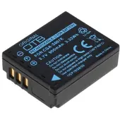 OTB Camera accu compatibel met Panasonic CGA-S007, CGR-S007 en DMW-BCD10 / 900 mAh