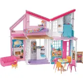 Barbie Malibu Huis - huis - 2 verdiepingen met meubels
