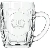 Libbey Gegraveerde Bierpul 55cl Opa + Oma 10 jaar getrouwd