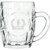 Libbey Gegraveerde Bierpul 55cl Gefeliciteerd 5 jaar getrouwd