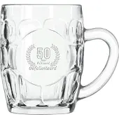 Libbey Gegraveerde Bierpul 55cl Gefeliciteerd 50 jaar getrouwd