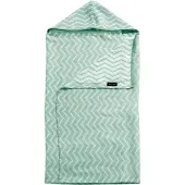 Kipkep hydrofiele badcape Blenker 70x100 cm calming green unisex