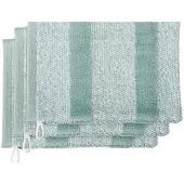 Beddinghouse Sheer Stripe set van 3 Washandjes - Groen